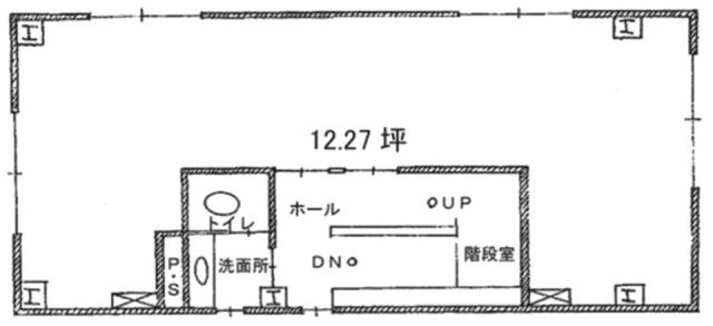 第3A(アート)ビル2F 間取り図