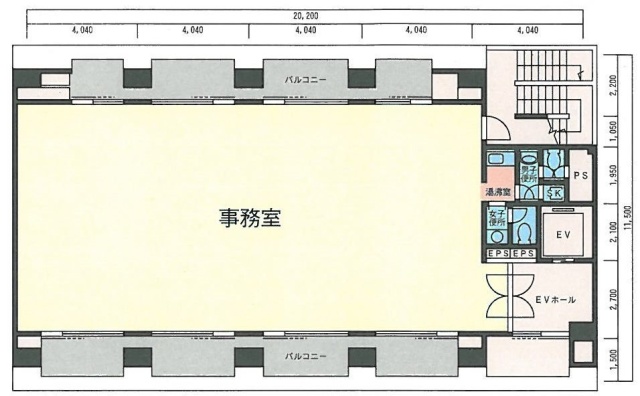 THE AKASAKA5F 間取り図