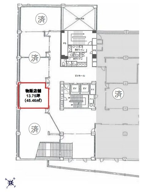 青山小原ビルB 間取り図