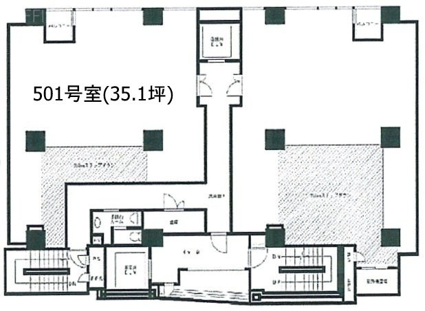 メトロタワー山下町ビル501 間取り図