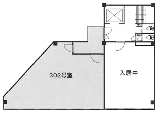 日邦ビル302 間取り図
