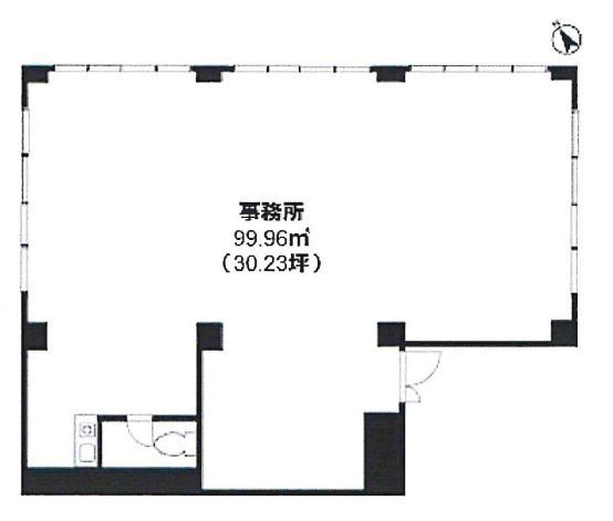 太子堂ハイランドビル2F 間取り図