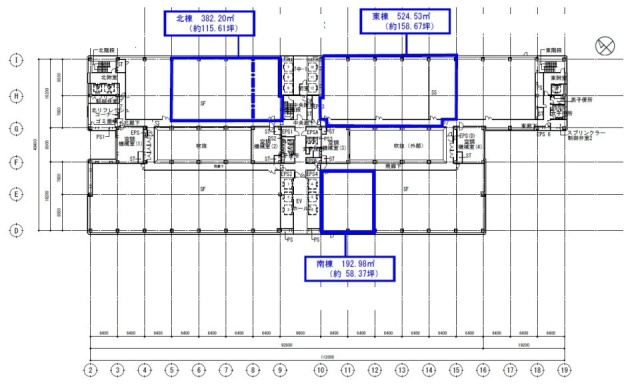 タイム24ビル北 間取り図