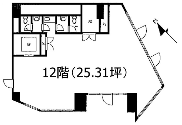 カブト54上池袋ビル12F 間取り図