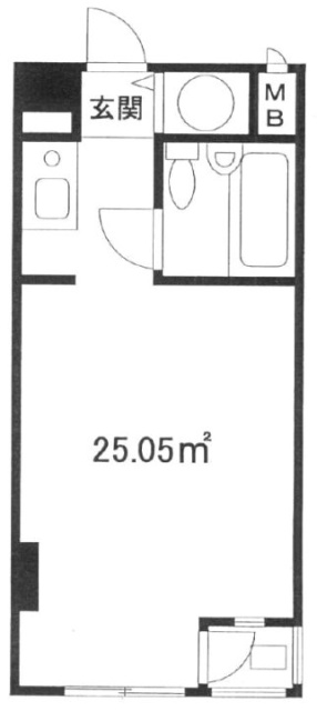 渋谷道玄坂プラザ仁科屋ビル403 間取り図