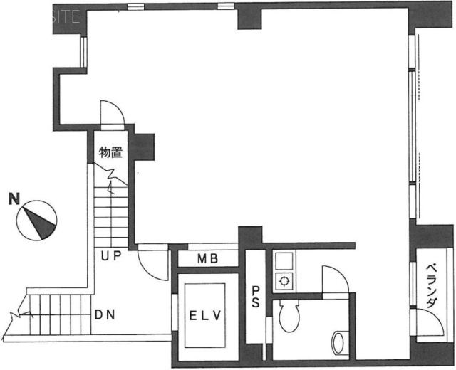 アソルティ人形町7F 間取り図