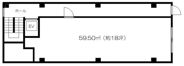 久保ビル1F 間取り図