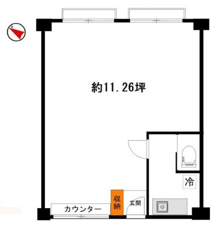 アパルトマンイトウ303 間取り図