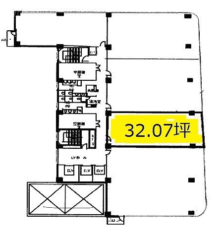 ウェインズ&イッセイ横浜ビル3F 間取り図