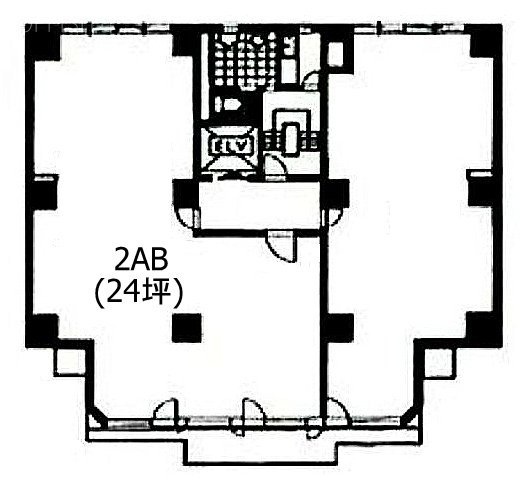 第六文成ビルAB 間取り図