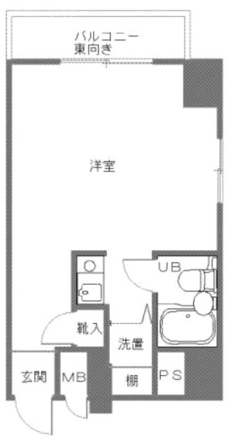 スカイノブレ御徒町307 間取り図