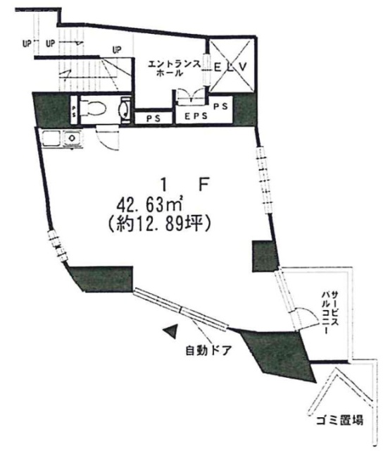 ドエル町田ビル1F 間取り図