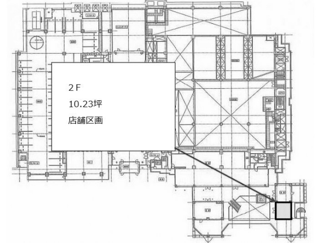 朝日生命多摩本社ビル2F 間取り図