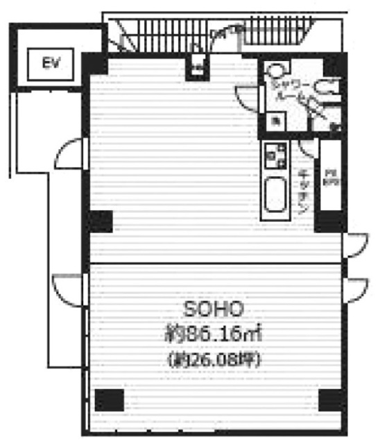PRESTIGE西麻布3F 間取り図