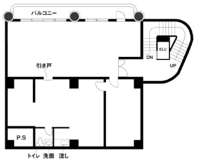 サンワールドビル3F 間取り図