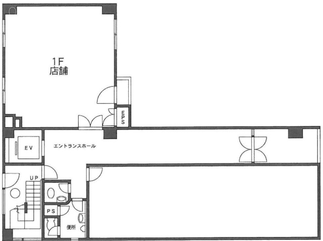 パインセントラルビル1F 間取り図