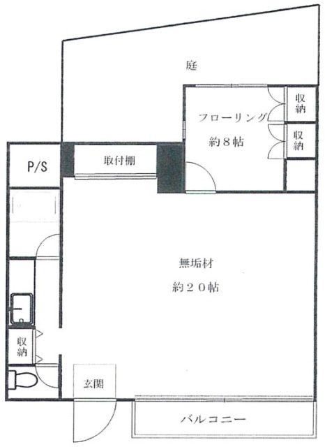 ルエ真洋ビル1F 間取り図
