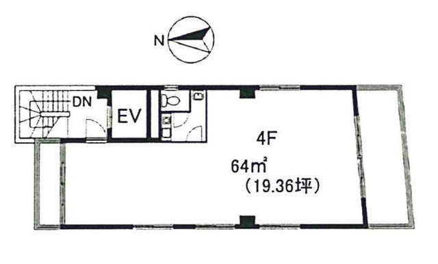 モア府中4F 間取り図