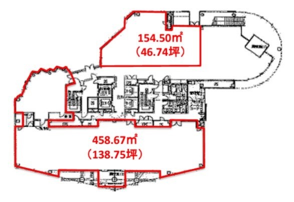 京阪世田谷ビル1F 間取り図