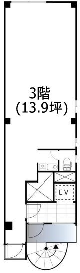 麹町サンゴビル3F 間取り図