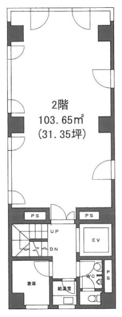 SECOFFCOM(セックオフコム)ビル2F 間取り図