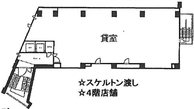 新宿三葉ビル4F 間取り図