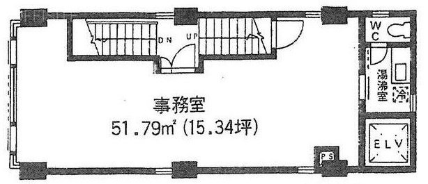 コウノビル2F 間取り図