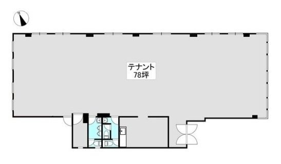 ゆりのきセンタービル2F 間取り図
