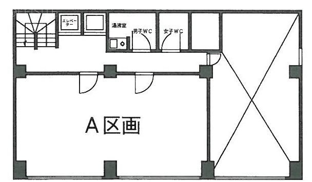九段ポンピアンビルA 間取り図