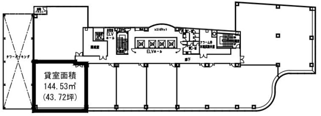 船橋スクエア219F 間取り図