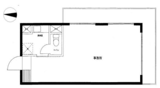 原宿第3コーポ302 間取り図