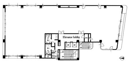 一番町SQUARE5F 間取り図