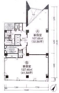 ケイアイ新宿ビル2F 間取り図