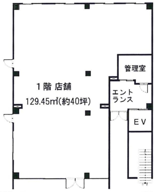 新井ビル1F 間取り図