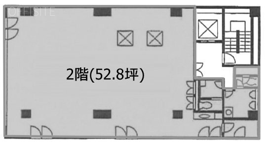 第一恒産ビル2F 間取り図