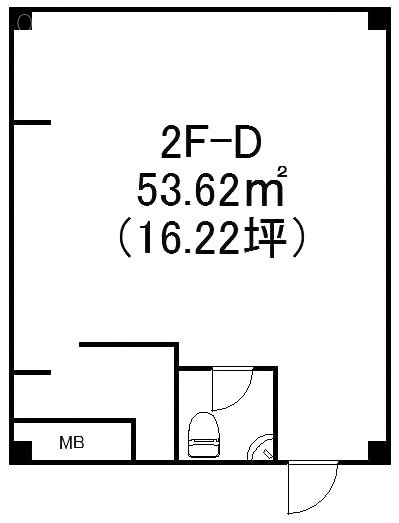 新宿Lee3ビルD 間取り図