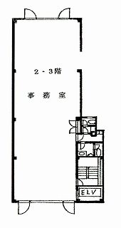 明図(めいと)ビル3F 間取り図