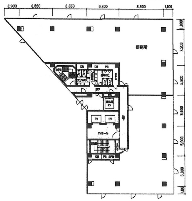 Daiwa品川Northビル5F 間取り図