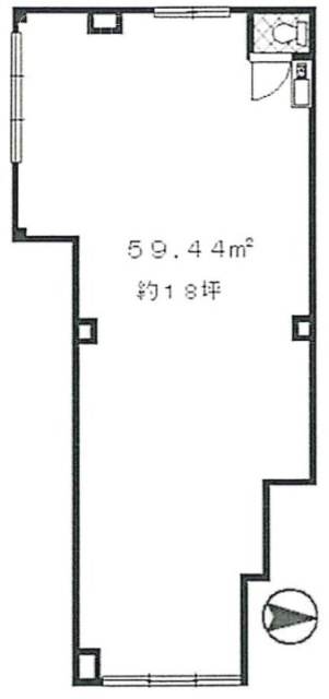 関口ビル1F 間取り図