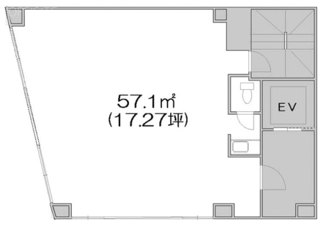 GINZA上野ビル2F 間取り図