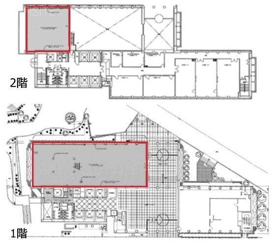 虎の門三井ビルディング1F～2F 間取り図