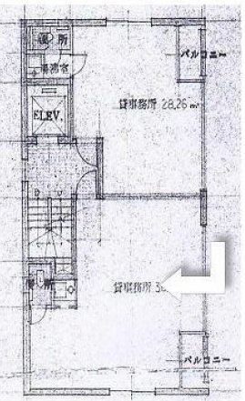 共栄ビル3F 間取り図