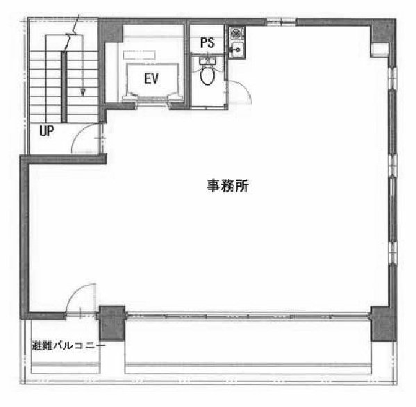 浜町プログレスビル5F 間取り図