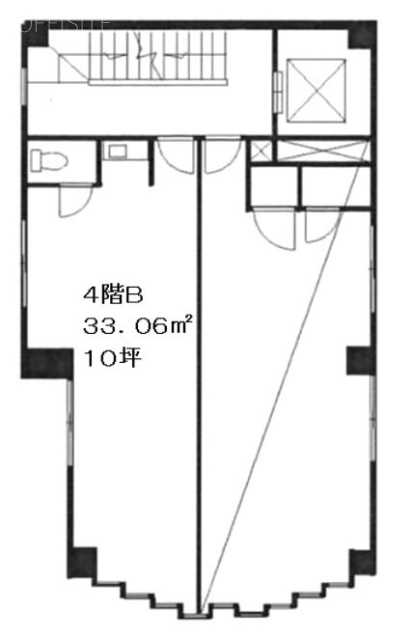 第2御茶ノ水ビルB 間取り図