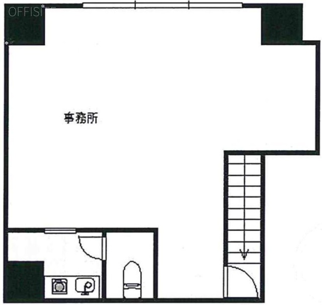 ルリエ横浜長者町ビル2F 間取り図
