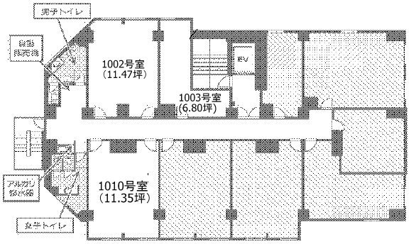 ワコーレ新宿第一ビル1002 間取り図