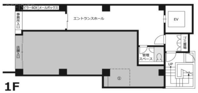 VORT新橋Ⅱ1F 間取り図