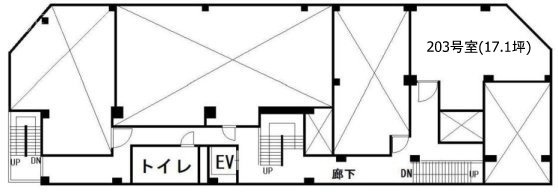 ホリグチビル203 間取り図
