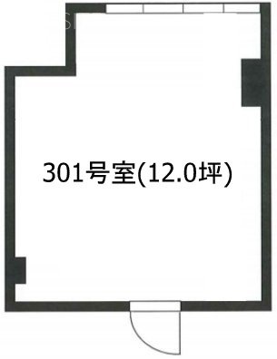 第1貝塚ビル301 間取り図
