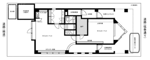 KAMIUMA391F 間取り図